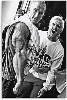 Amazon.com: MOJDI Lee Priest And Tom Platz Poster Fitness Athlete